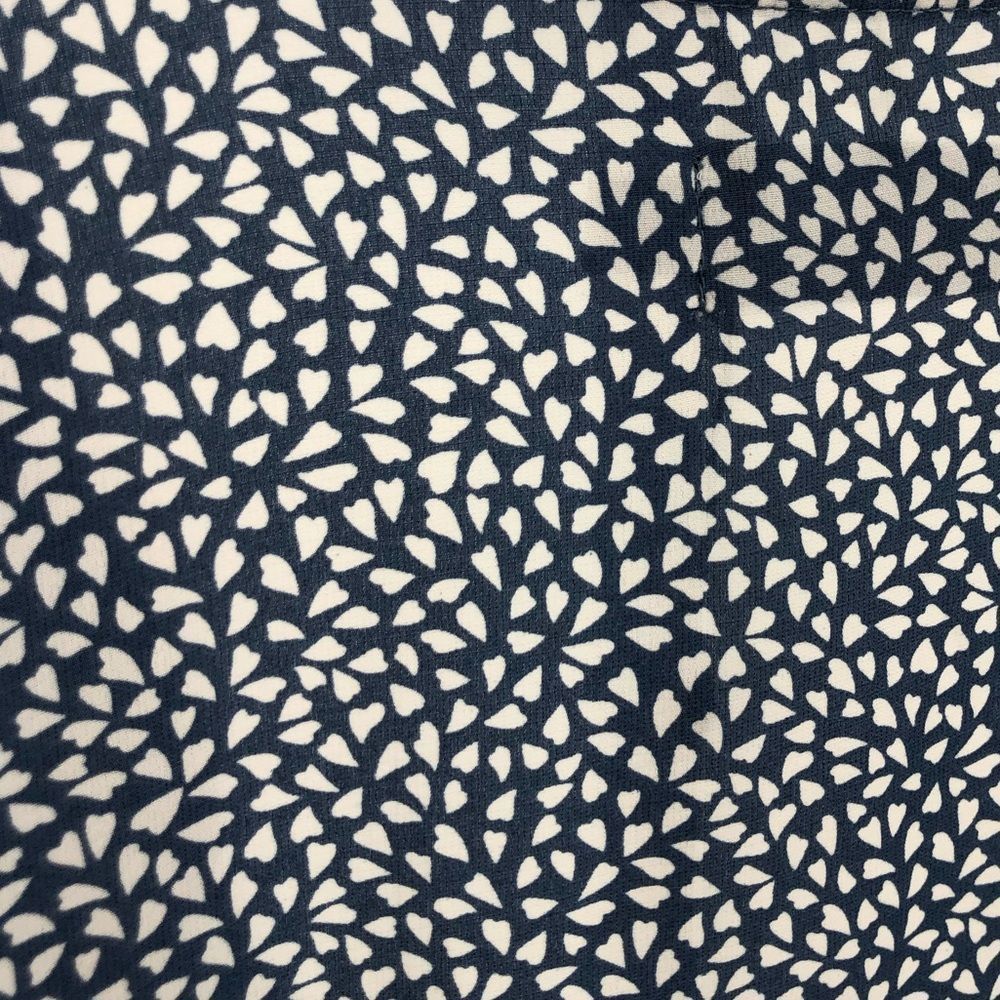 Missguided Maternity Blue Mini Heart Print Ruffle Surplice Deep V Mini Dress NWT - Picture 10 of 14